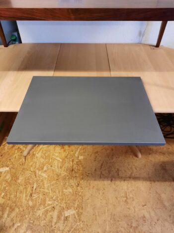 Bordplade i antracitgrå decor laminat str. 60x80 cm. - Billede 3