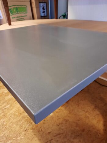 Bordplade i antracitgrå decor laminat str. 60x80 cm.