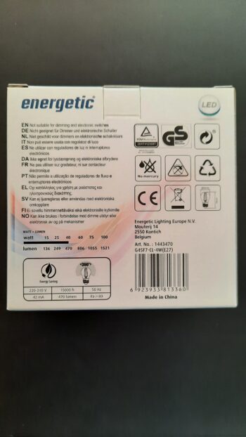 Energetic 40W LED pære - pakke med 2 stk. - Billede 3