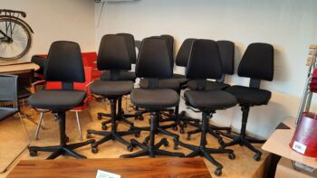 Kinnarps 6110 - sort stof - Billede 8
